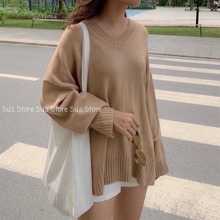 Áo len cổ chữ V