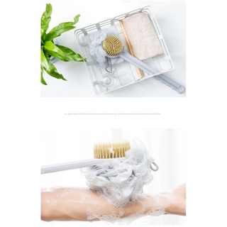 Cây bàn chải chà cọ lưng 2 đầu