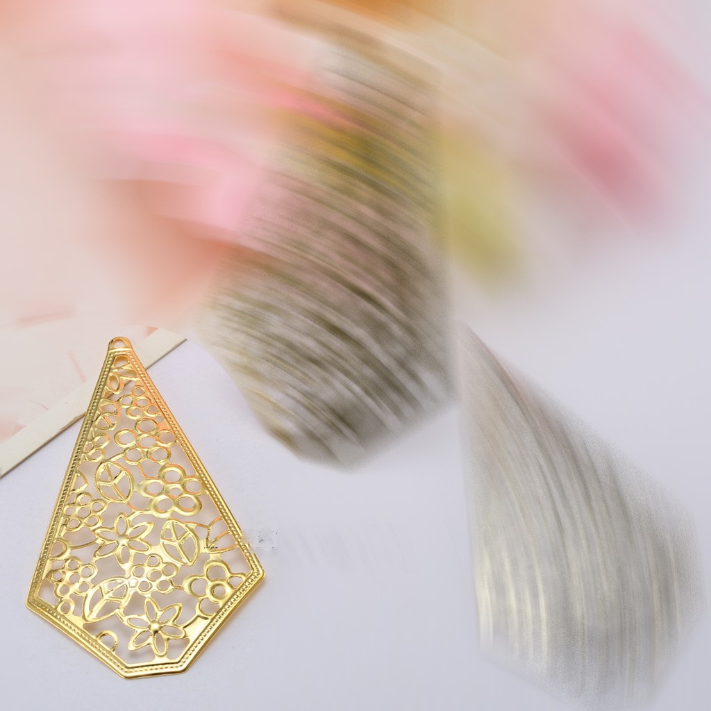 [Nguyên liệu làm trâm] 1 phiến họa tiết 39*70mm làm vương miện Lolita