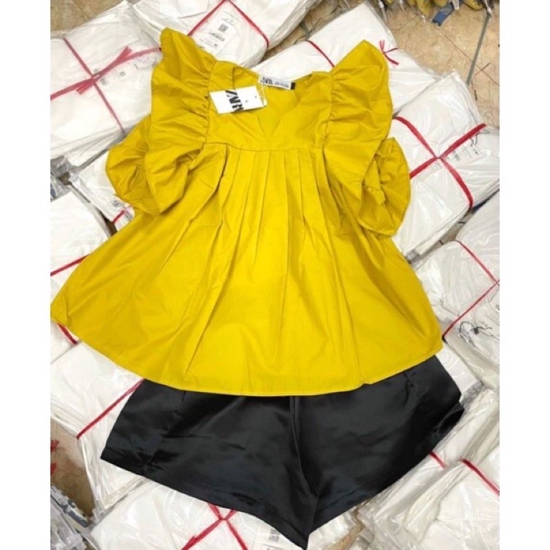 Áo bà bầu mùa hè chất đũi siêu mát thiết kế cao cấp đẹp giá rẻ cánh tiên AB85