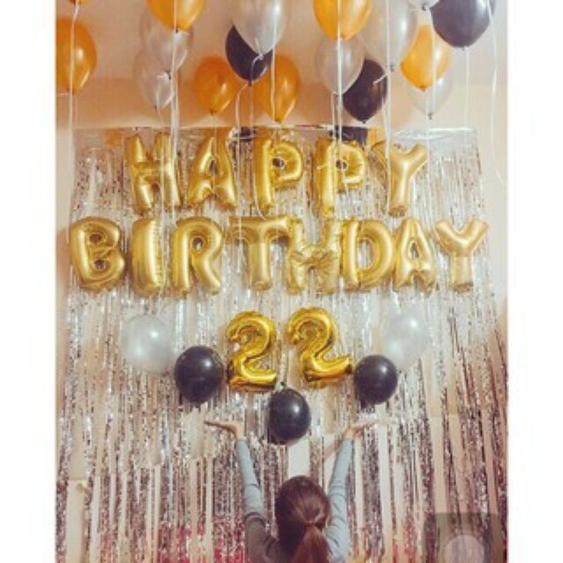Bóng chữ Happy birthday