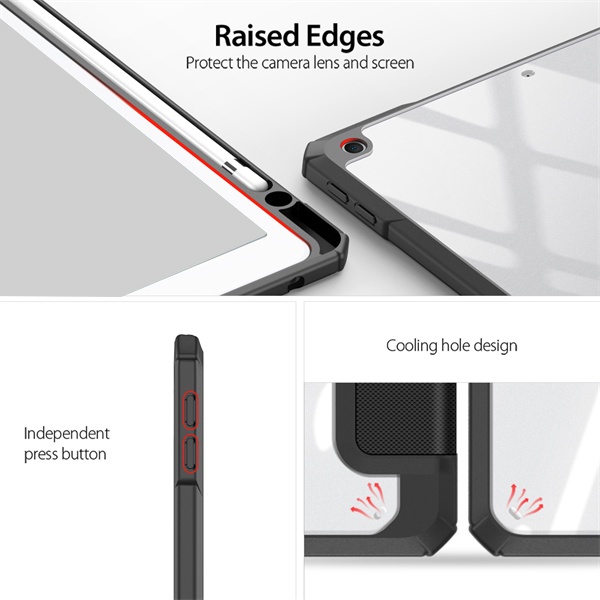 Bao da DUX DUCIS cho iPad 9.7 inch / iPad Gen 6/5 - Lưng trong, Có Khay Đựng Bút