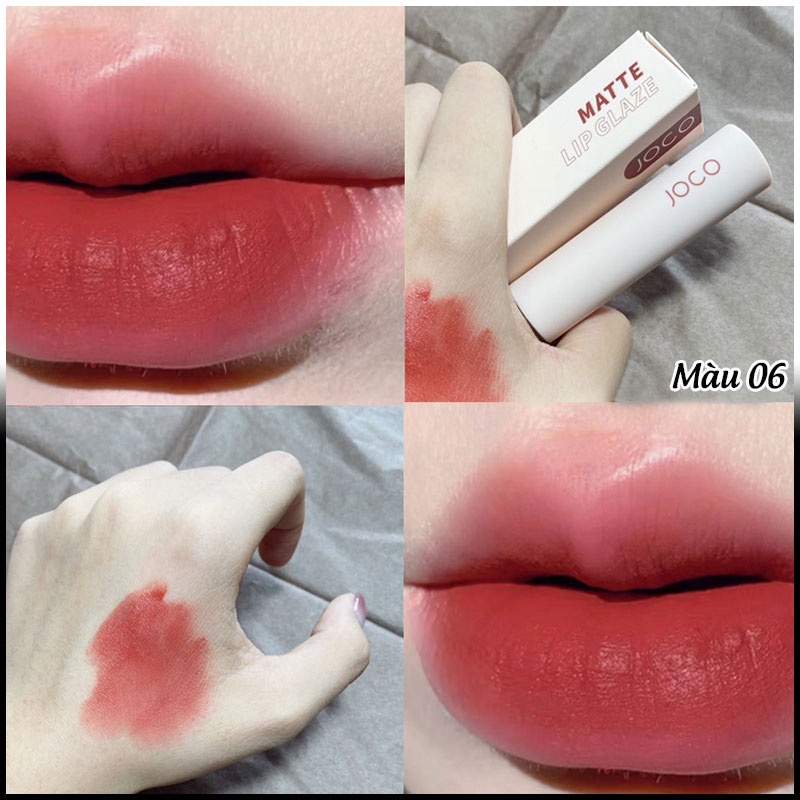 Son kem lì joco thân tròn  Powder Mist Matte Lipstick chất kem lâu trôi mềm mịn như nhung Hàng Nội Địa Trung