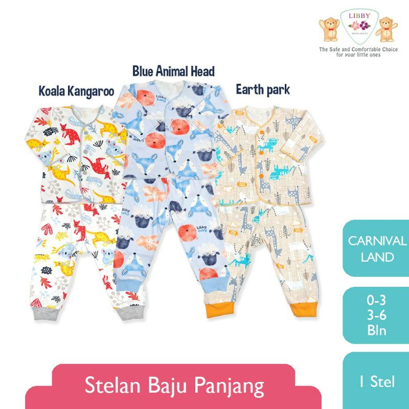 Bộ Áo Sơ Mi Dài Tay Libby (Hàng Nút Trước) Lễ Hội Land