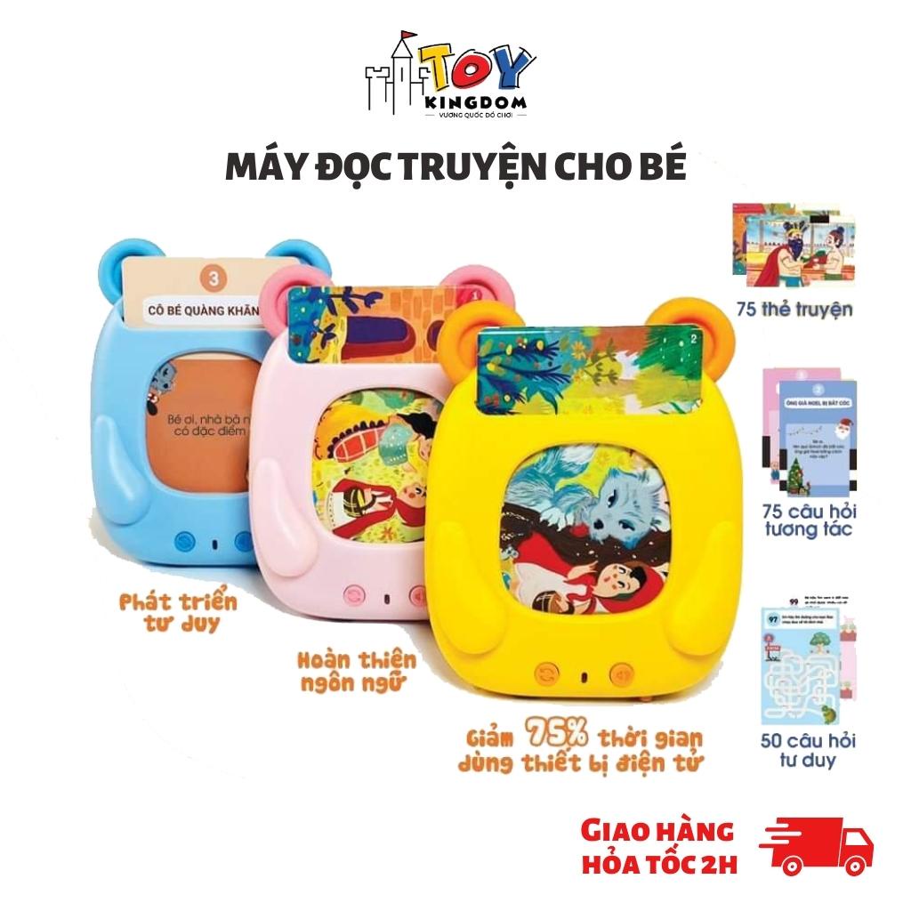 Máy Đọc Truyện Song Ngữ Toykingdom 105 Thẻ - Phát Triển Tư Duy Cho Bé