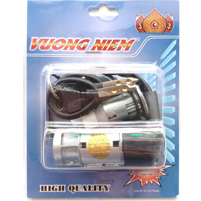 Bộ ổ khoá 6 cạnh xe WAVE VUONG NIEM chính hãng