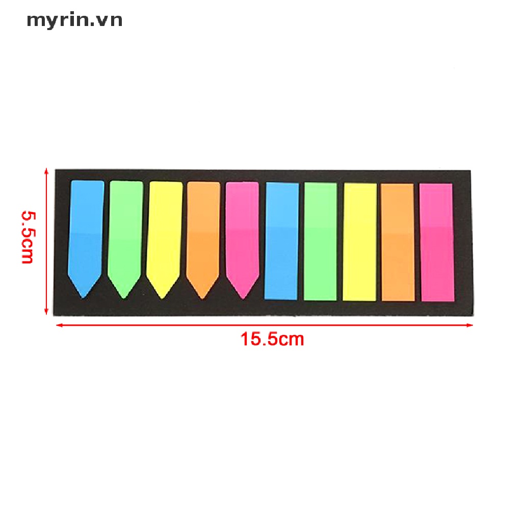 200 Miếng Dán Đánh Dấu Trang Sách Nhiều Màu Sắc