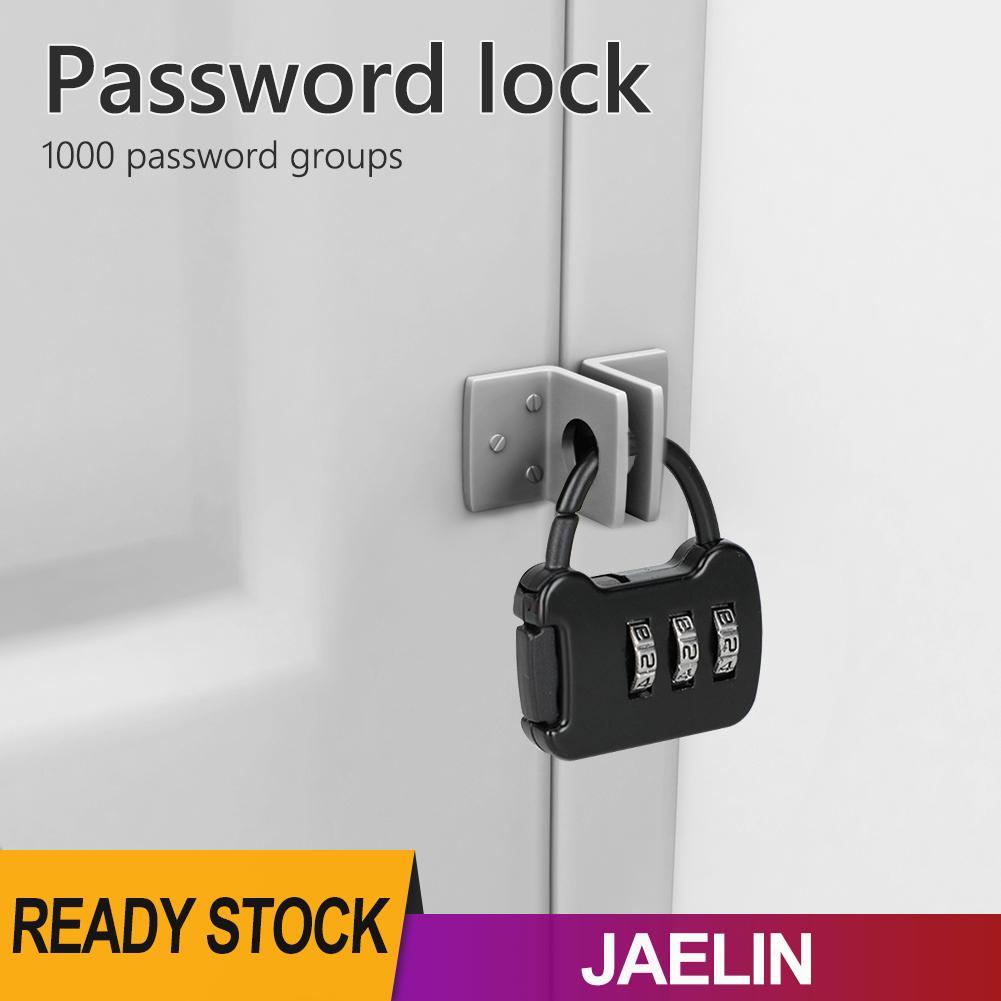 Ổ khóa mật khẩu 3 chữ số mini làm từ kẽm sử dụng tiện lợi cho vali