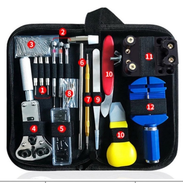 Combo Bộ 147 chi tiết sữa chữa tháo lắp đồng hồ chuyên nghiệp cao cấp