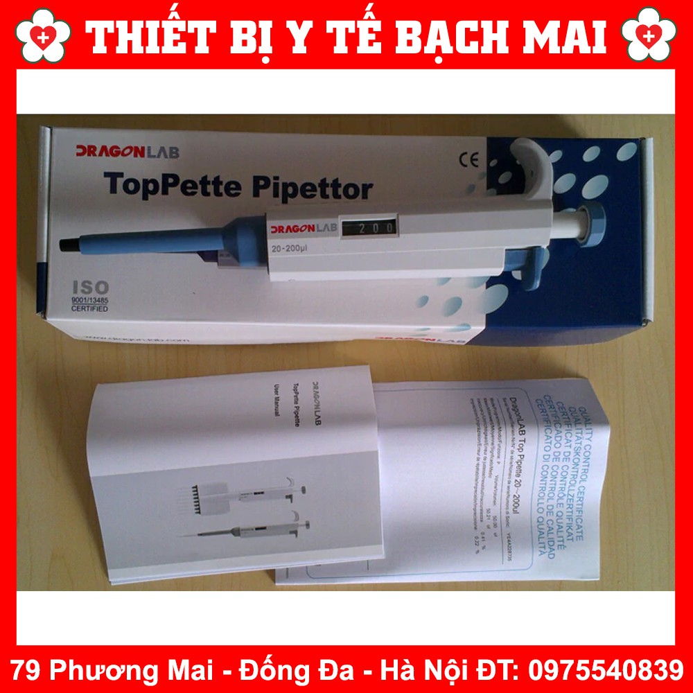 Dụng Cụ Phòng Thí Nghiệm Micropipette - Pipet Tự Động Dragon LAB