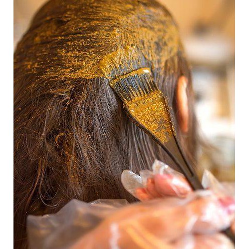 Bột Nhuộm Tóc Thảo Dược Ấn Độ NISHA HENNA + Tặng Bao Tay