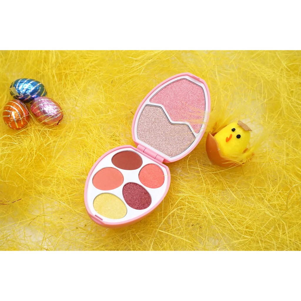 Bảng Phấn Trang Điểm Revolution Trứng Phục Sinh I Heart Revolution Easter Egg Palette ( 7 Ô)