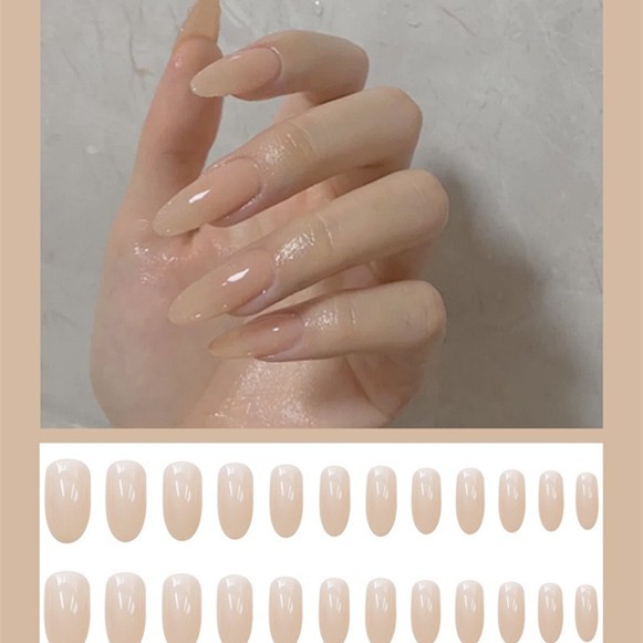 YADORNOS Set 24 Móng Tay Giả Kèm Keo Dán Tiện Dụng Chất Lượng Cao