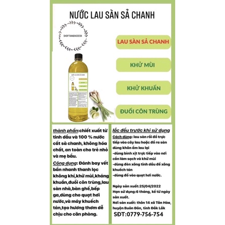 Sỉ 10 chai Dầu sả chanh nguyên chất