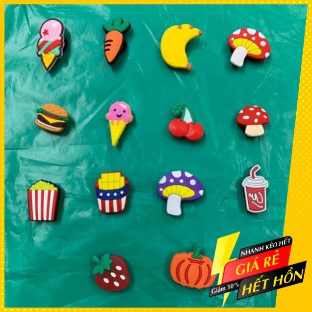 [SẴN HÀNG - RẺ GIẬT MÌNH] Stick jb jitbbitz sticker 2D dễ thương nhiều hình gắn dép sục cross, dép cá sấu nam nữ | BigBuy360 - bigbuy360.vn