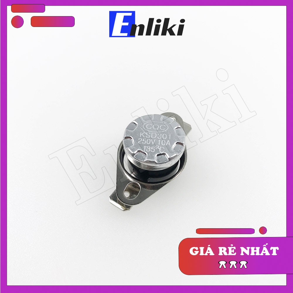 Relay Nhiệt 135 Độ 10A/250V Thường Đóng KSD301