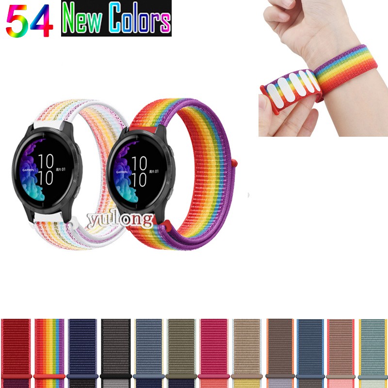 Dây Đeo Nylon Cho Đồng Hồ Thông Minh Garmin Venu Sq 2 / venu2 plus