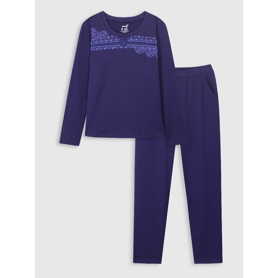 Bộ mặc nhà áo dài tay quần dài Winny 21913 Giá 489,000đ