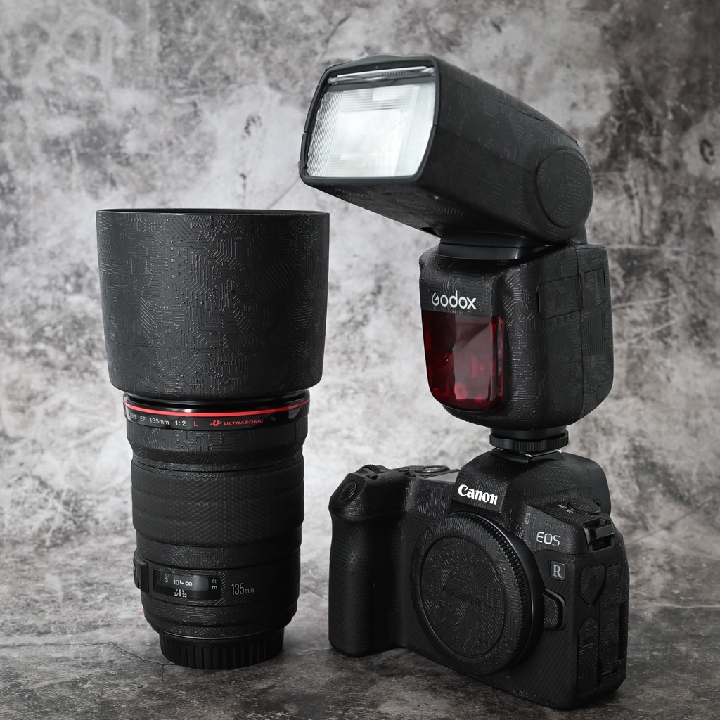 Skin 3M Máy Ảnh Canon R, RP, R5, R6 - Mẫu Skin 3m Vân Nổi Skin Dán Full Máy