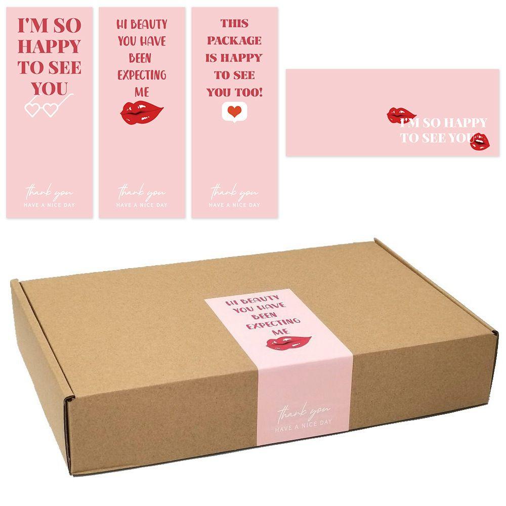 Nhãn Dán Trang Trí Gói Quà In Chữ Thank You Độc Đáo DIY