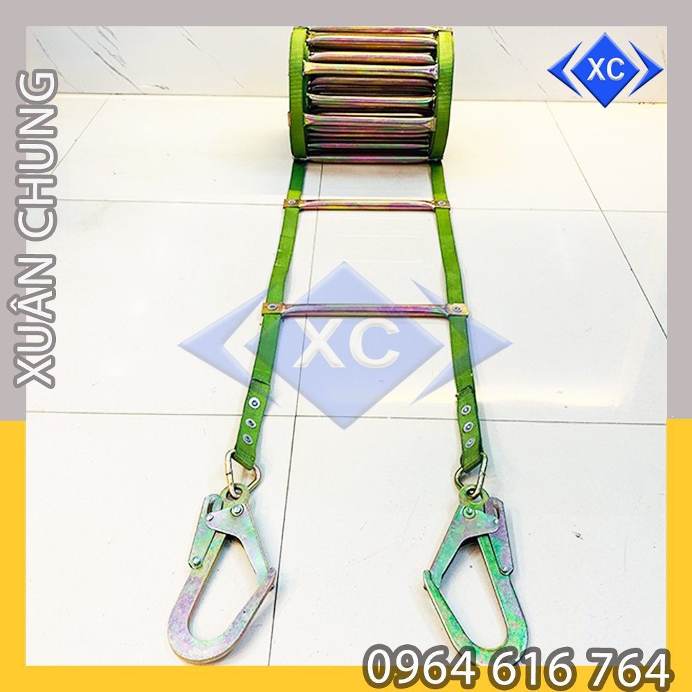 Thang dây thoát hiểm chống cháy , thang dây cứu sinh chiều dài 5m 10m