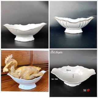 Bát thuyền đựng gà sang trọng lịch sự