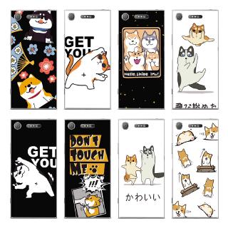 Ốp điện thoại TPU mềm họa tiết hoạt hình cún vui nhộn cho SONY XPERIA L1 /L2 /L3 /XA1 /XA ULTRA/C6