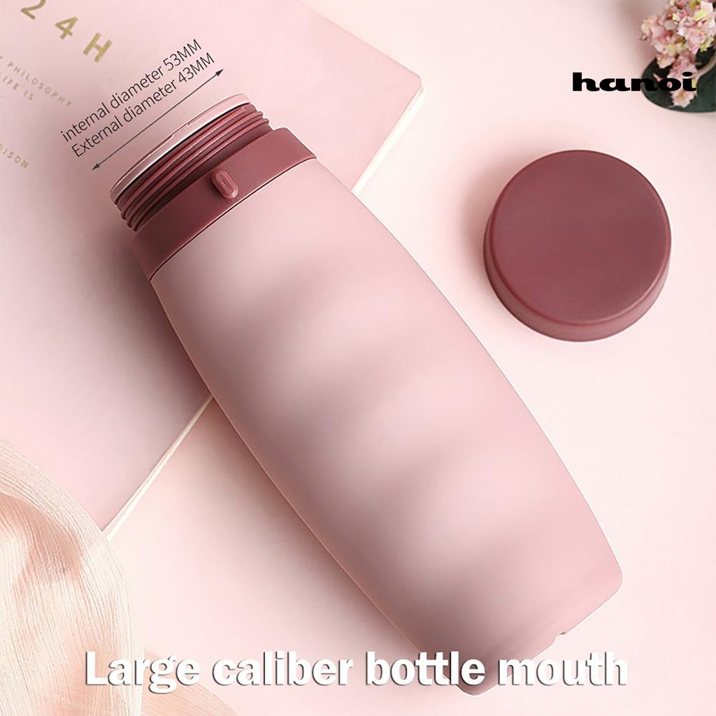Bình nước silicon có thể gập lại nhỏ gọn bền bỉ khi đi dã ngoại
