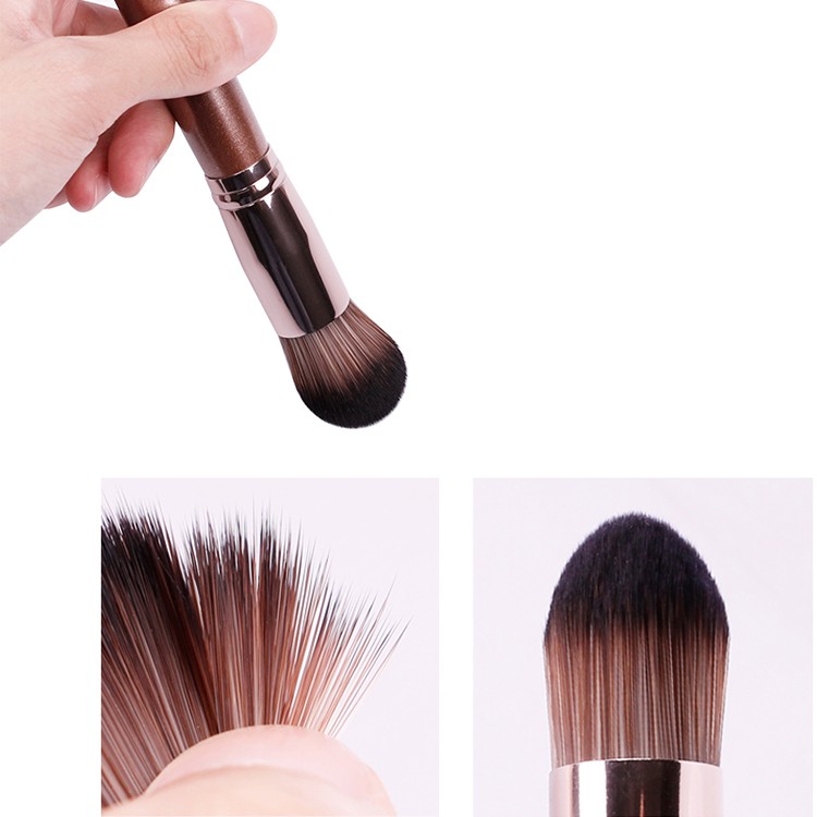 Bộ cọ cao cấp màu cà phê 10 cây Docolor Pieces Makeup Brushes Set