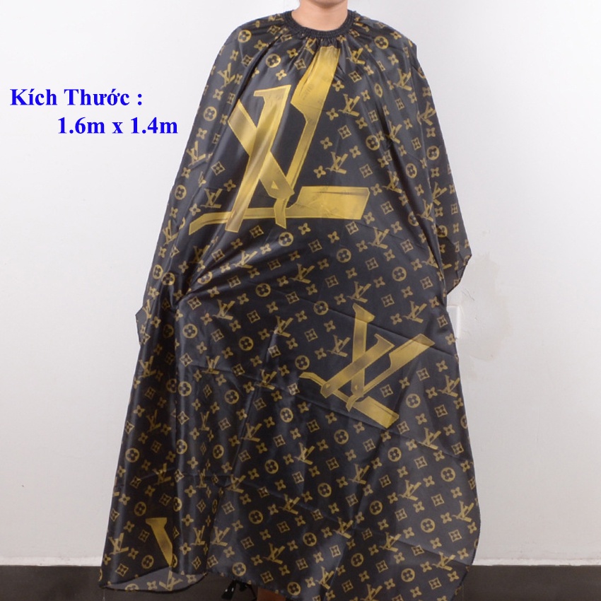 Áo choàng cắt tóc bản rộng 1.6m x1.4m chất liệu cao cấp, không dính tóc dành cho anh em barber