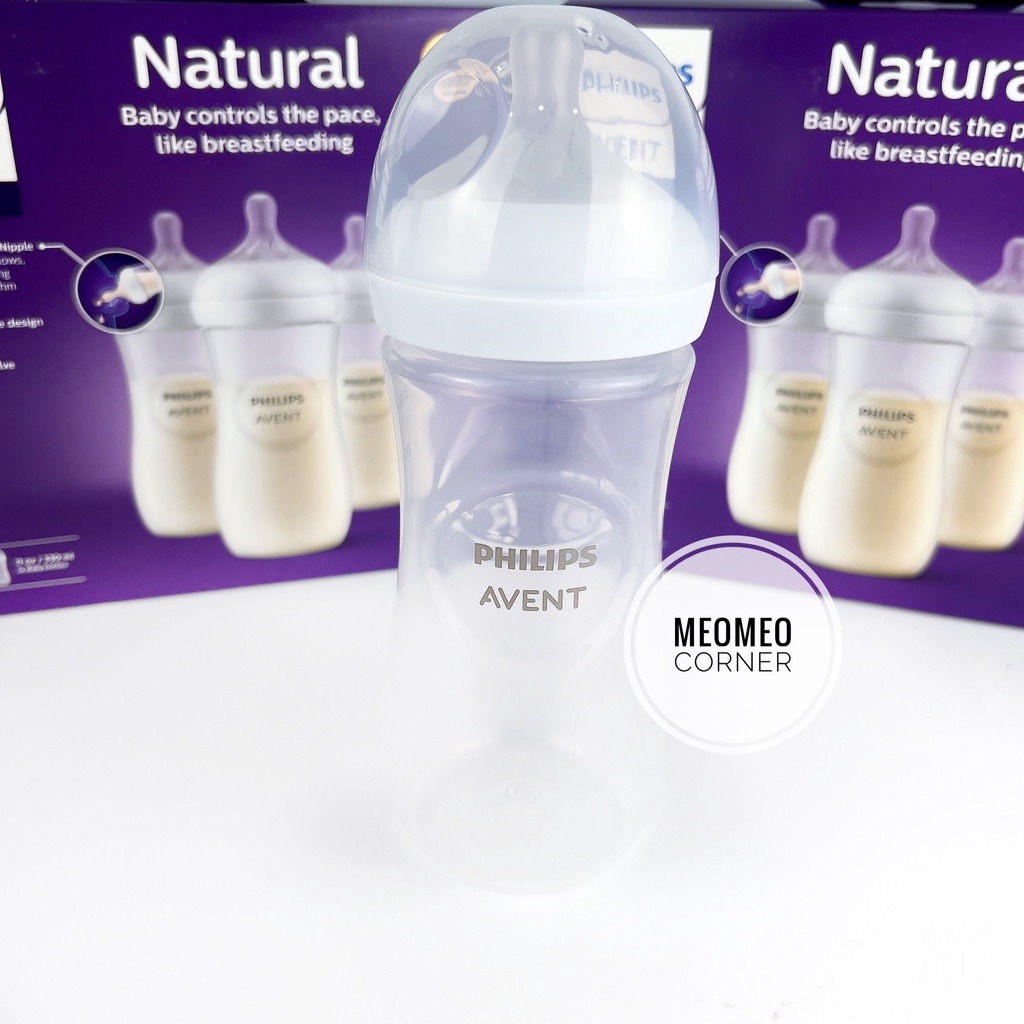 Bình sữa chống đầy hơi Avent Natural 125ml 260ml 330ml