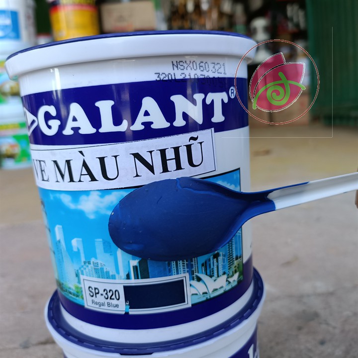 [Sơn chậu] Ve màu Xanh dương Galant 1kg