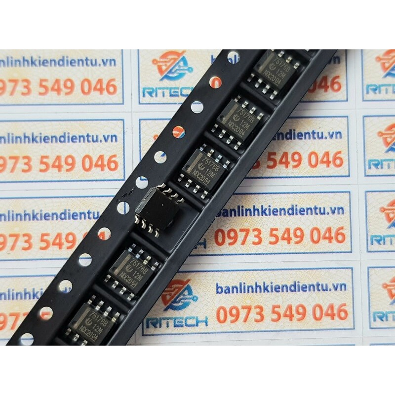 [Combo 10 chiếc] 75176B, SN75176BDR, SN75176 IC Giao Tiếp Truyền Thông SOP-8