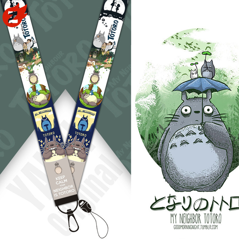 ✨1 Dây Đeo Điện Thoại/ Chìa Khóa In Hình Totoro Đáng Yêu