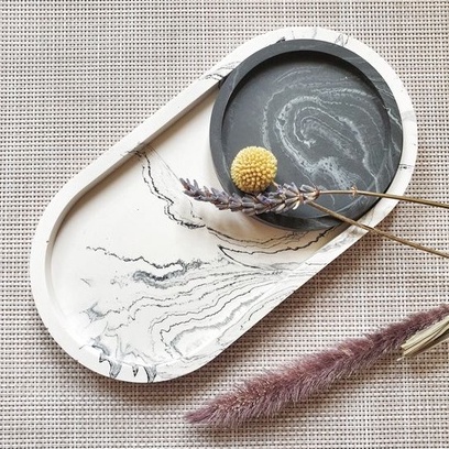 Bột Kit Làm Khay Đựng Lót Ly Làm Quà Tặng Handmade DIY