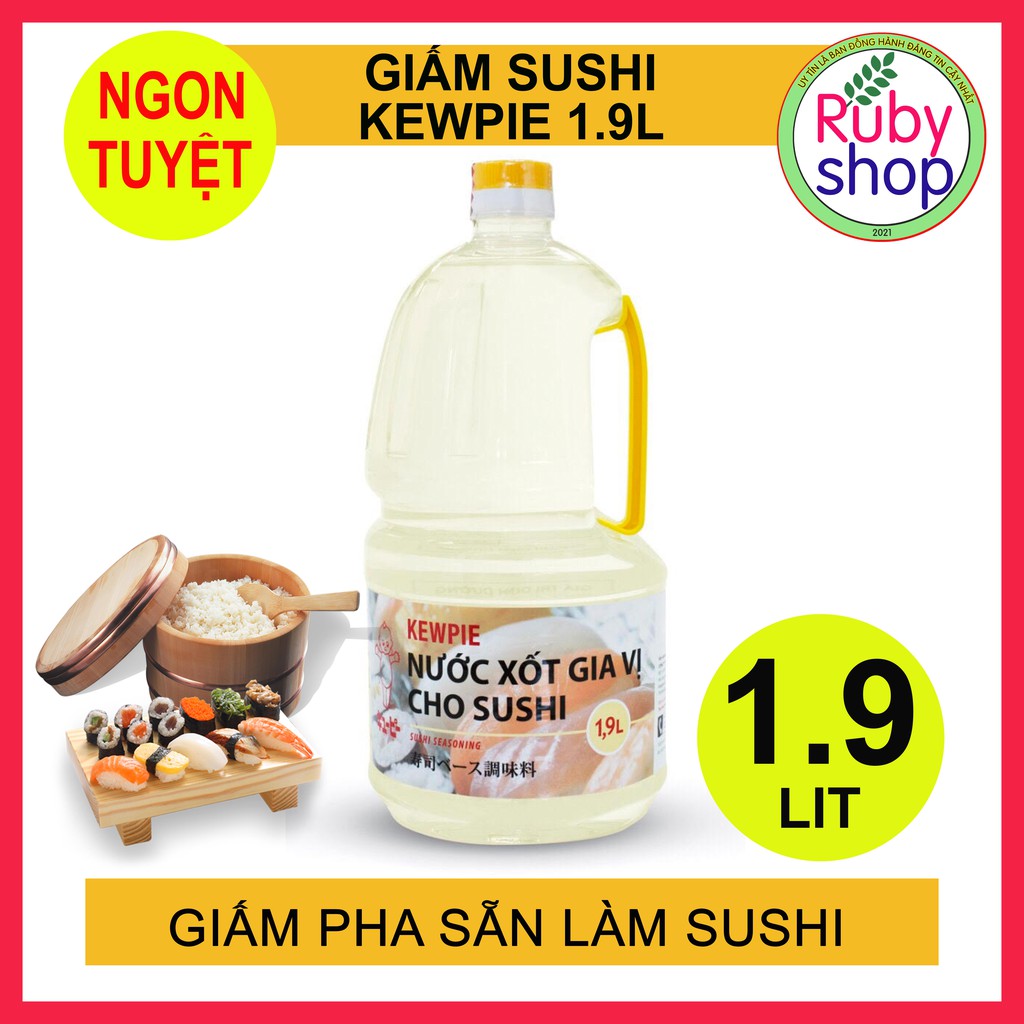 [Giấm Pha Sẵn] Giấm Sushi KEWPIE 1.9 L