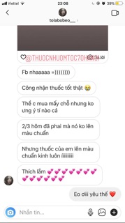 Thuốc nhuộm tóc THAN CHÌ