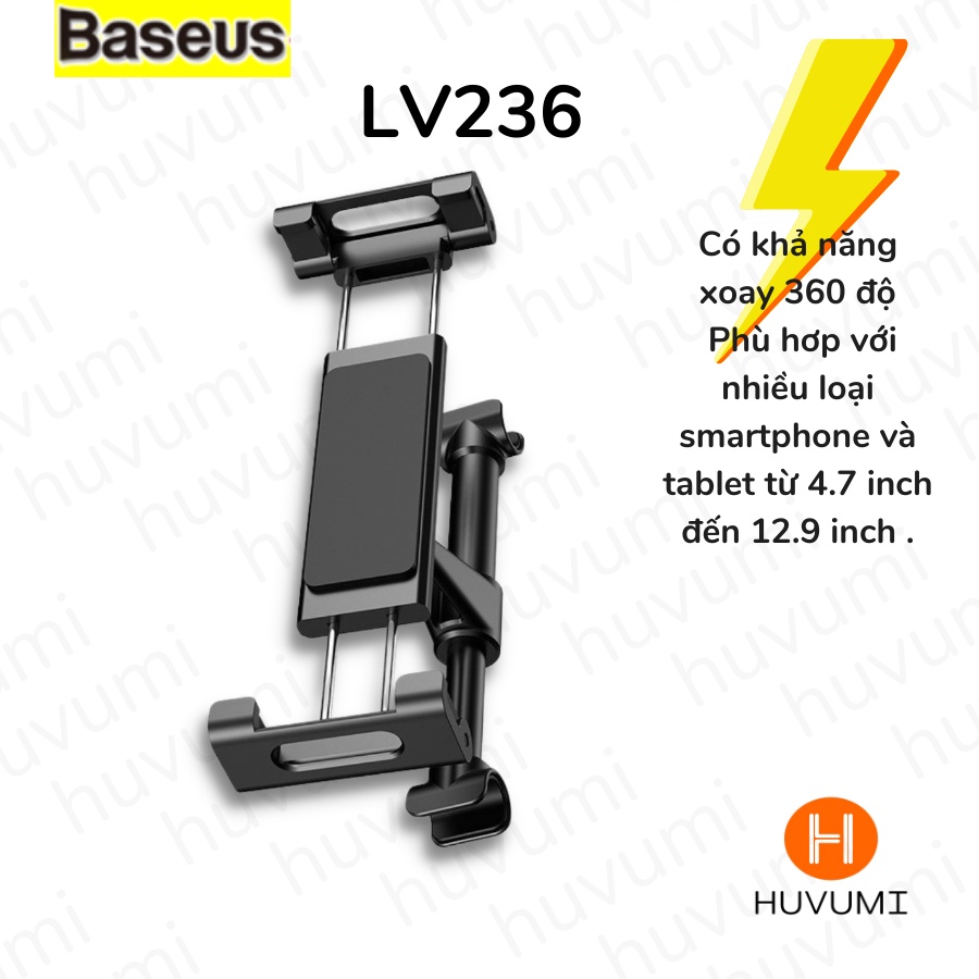 Đế giữ điện thoại / iPad trên xe hơi Baseus Backseat Car Mount LV236