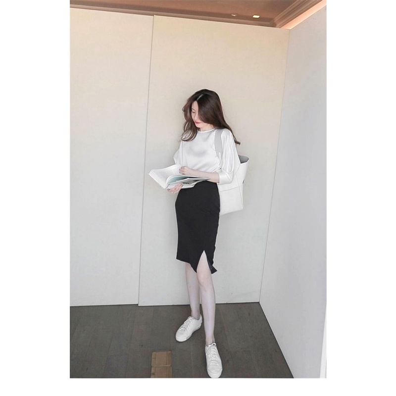 áo sơ mi voan tay ngắn thời trang nữ