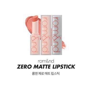 [CHÍNH HÃNG][FREESHIP] Son thỏi lì Romand New Zero Matte Lipstick 3g