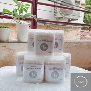 Tăm Bông Trẻ Em V - Coool (hộp 200c)