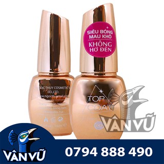 Sơn Bóng Bảo Vệ Màu Sơn Móng Tay Topcoat TC12 16ml, Sơn Bóng Trong Suốt, Siêu Bóng Mau Khô