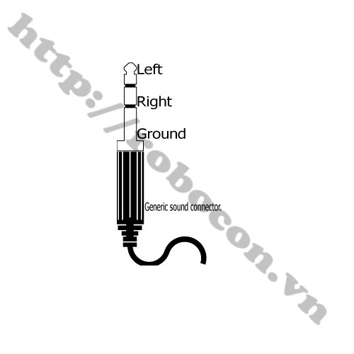 COMBO 5 JACK AUDIO 3.5MM ĐỰC 2 KÊNH