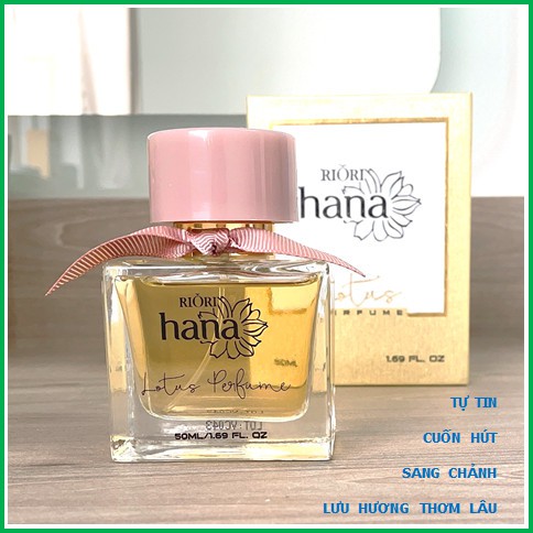 Nước Hoa Nữ Cao Cấp Chính Hãng Lưu Hương Thơm Lâu Số 1 Riori Lotus 50ml