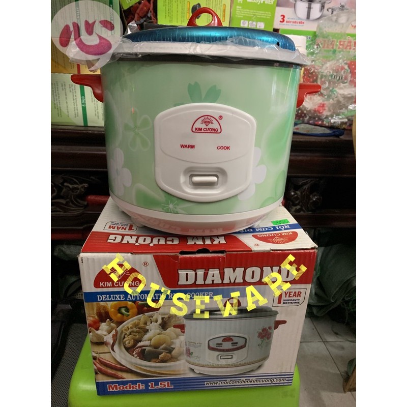NỒI CƠM ĐIỆN ( KIM CƯƠNG ) NẮP RỜI 1,5lít
