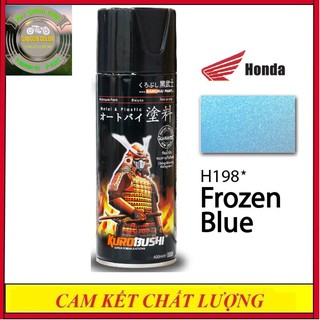 Sơn xịt samurai h198* màu xanh băng giá
