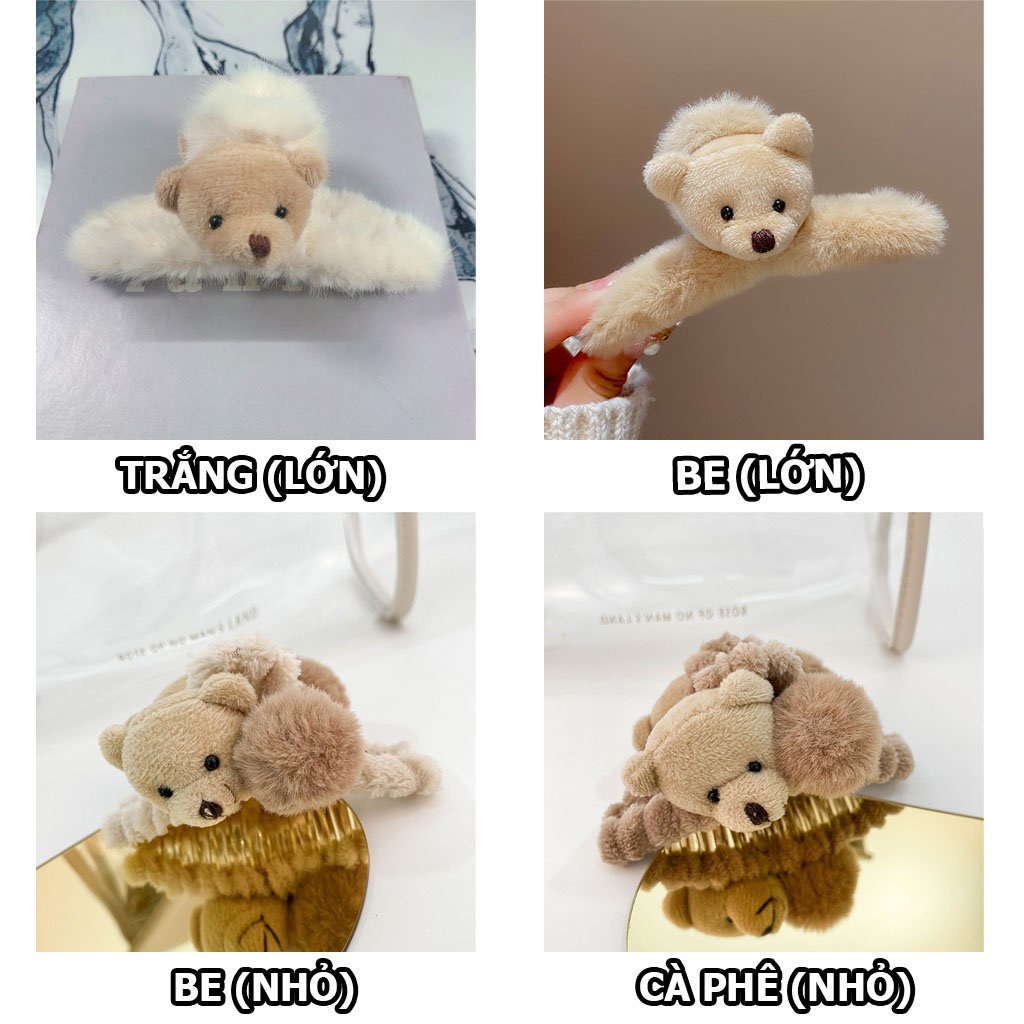 Kẹp tóc gấu lông mềm KT37