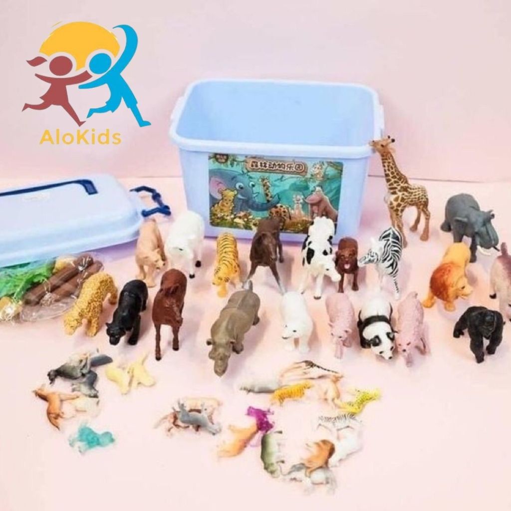 Đồ Chơi Động Vật Hoang Dã 58 Chi Tiết Giúp Bé Làm Quen Các Loài Động Vật An Toàn Cho Bé Khi Chơi Shop Alokidstb