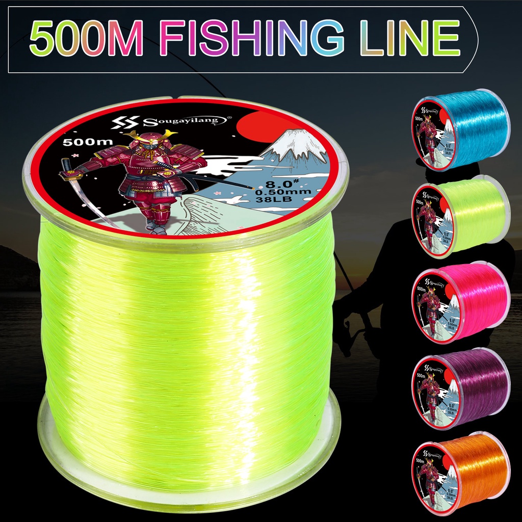 Dây câu SOUGAYILANG 500m 7-38lb bề mặt nhẵn tiện lợi