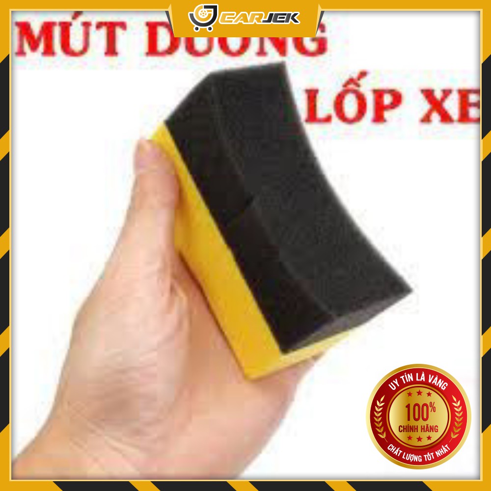 Miếng xốp vệ sinh vỏ lốp, Mút Dưỡng Lốp và vệ sinh lốp ô tô chuyên dụng